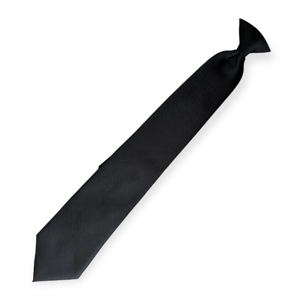 George Black Clip On Tie